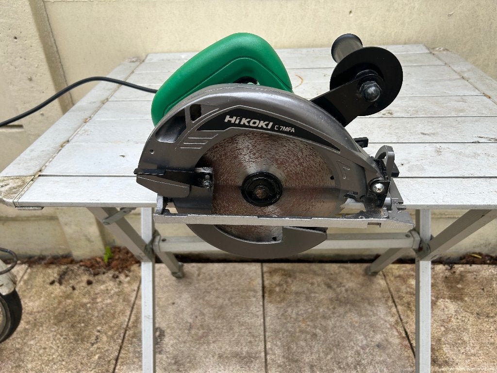 HiKOKI C7MFA Cirkelzaag - 1010W, 190mm zaagblad, Ophalen, Gebruikt, Cirkelzaag, HiKOKI