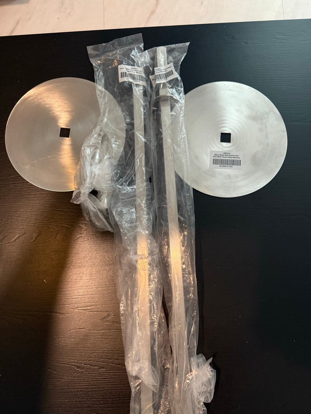 Archway Doner Kebab Machine RVS Skewer 200mm Plate Set Nieuw, Ophalen of Verzenden, Nieuw