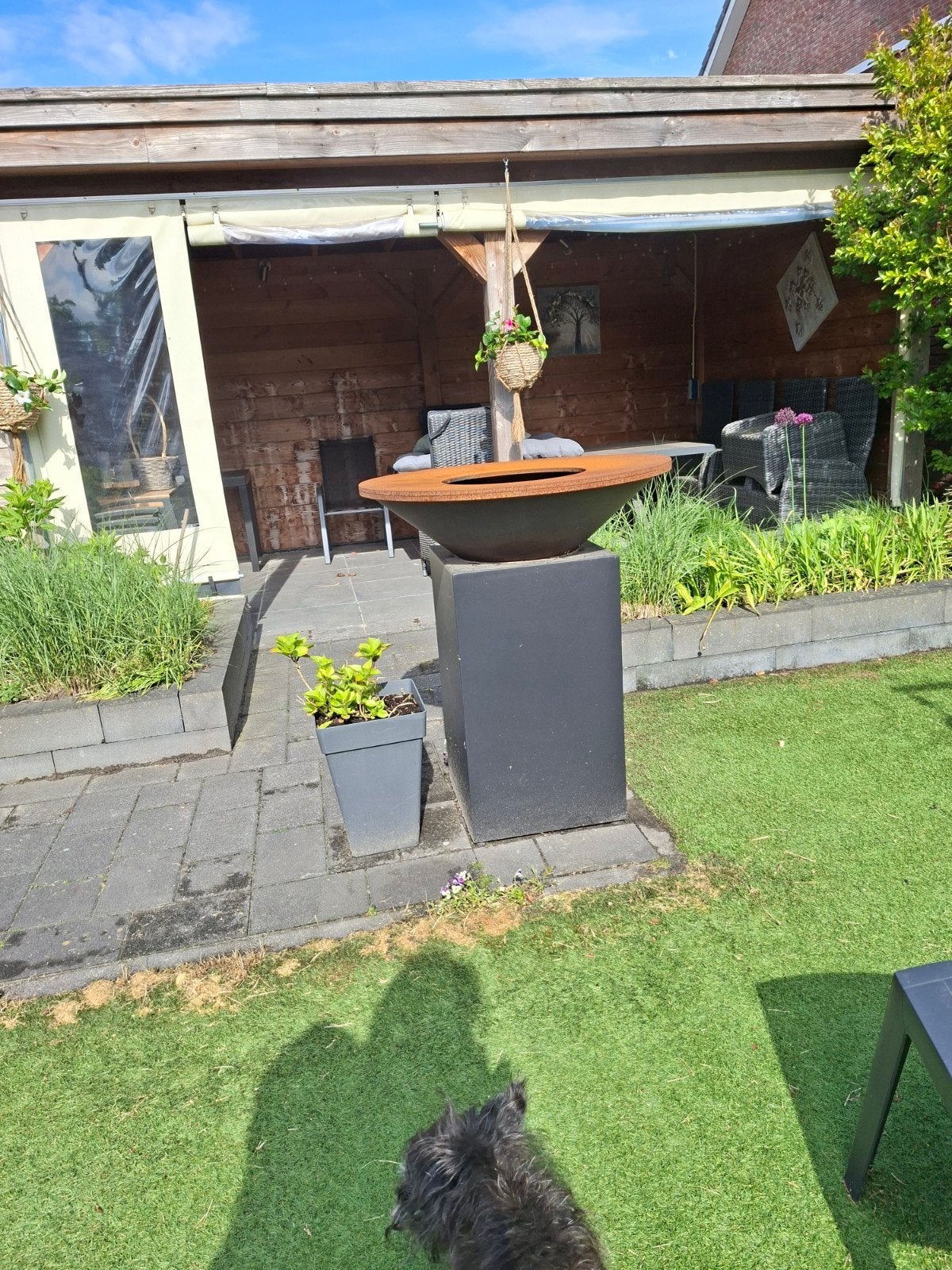 Originele Ofyr vuurschaal/barbecue 85 cm, Tuin en Terras, Barbecue-accessoires, Gebruikt, Ophalen
