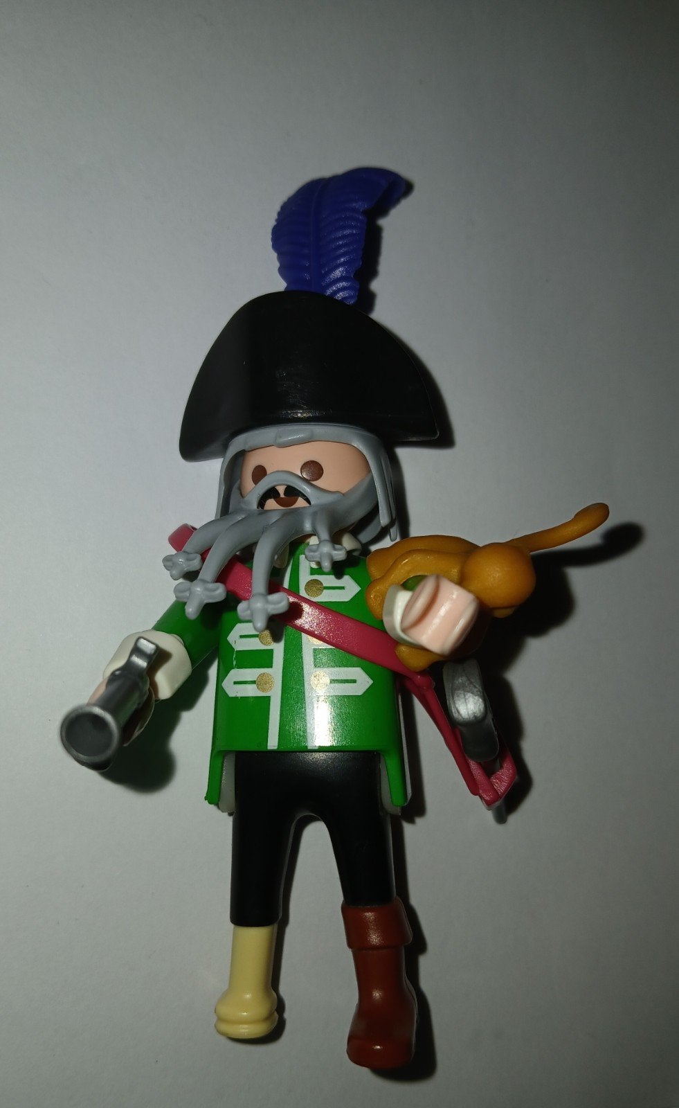 kapitein van piraten schip met houten been, Kinderen en Baby's, Ophalen of Verzenden, Zo goed als nieuw, Complete set, Figuren