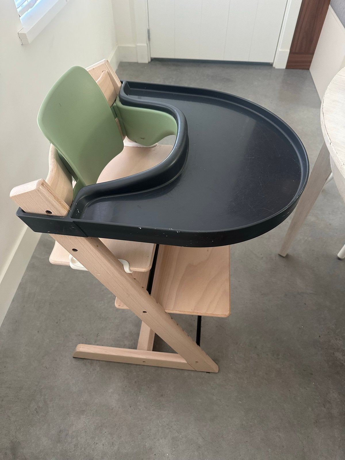Tray and seat for stokke Tripp Trapp, Ophalen, Gebruikt, Meegroeistoel, Afneembaar eetblad