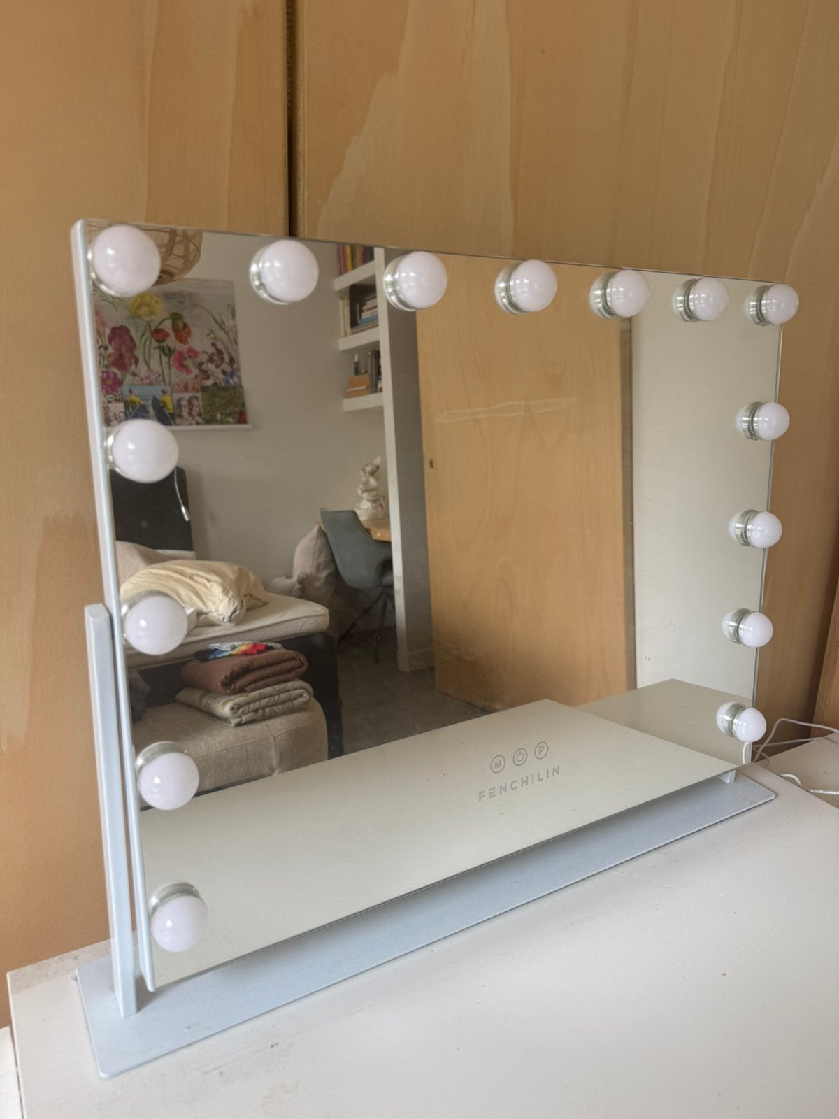 Vanity Mirror, Minder dan 50 cm, Ophalen of Verzenden, Zo goed als nieuw, Minder dan 100 cm