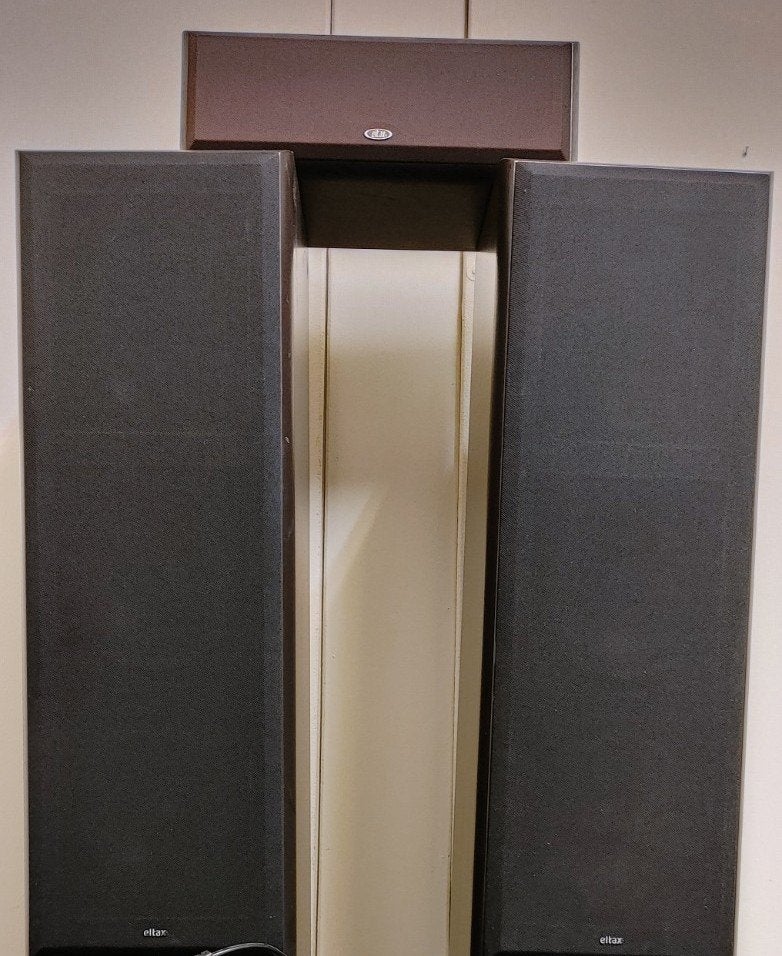3 Eltax speakers, Gebruikt, Speakerset, 60 tot 120 watt, Ophalen