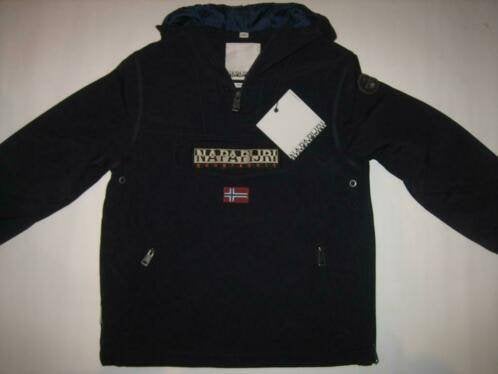 Napapijri Rainforest Winterjas Donkerblauw - Nieuw 176 XS, Kinderen en Baby's, Jongen of Meisje, Nieuw, Ophalen of Verzenden, Napapijri