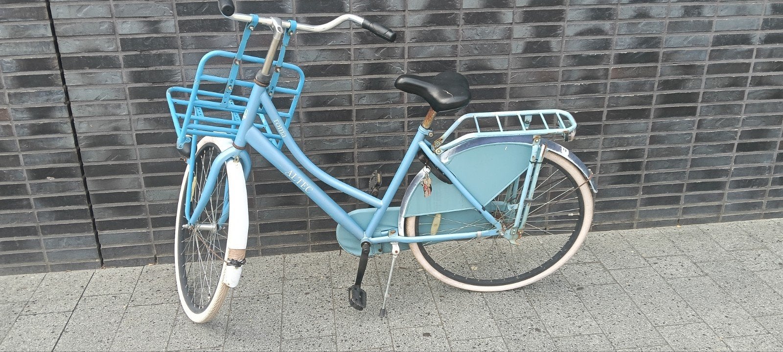 Altec Roma omafiets Lichtblauw, 50 tot 53 cm, Ophalen, Zo goed als nieuw, Terugtraprem