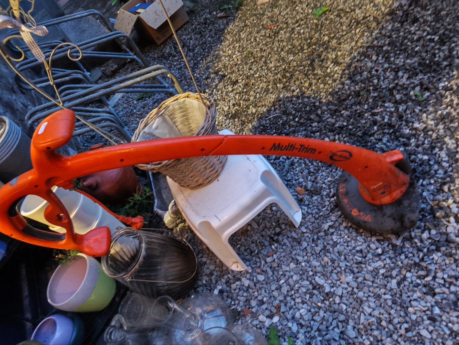 Flymo Multi-Trim grastrimmer - Elektrisch, Tuin en Terras, Grastrimmers, Ophalen, Gebruikt, Flymo, 30 tot 50 cm