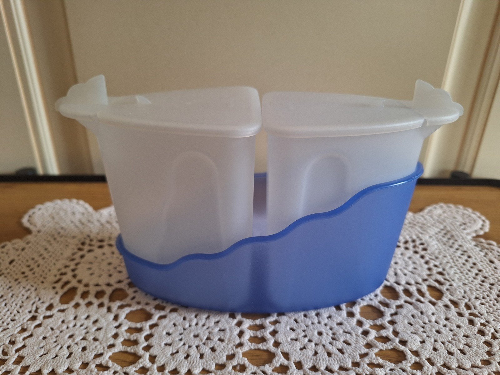 Tupperware melk- en suiker set, Ophalen of Verzenden, Wit, Overige typen