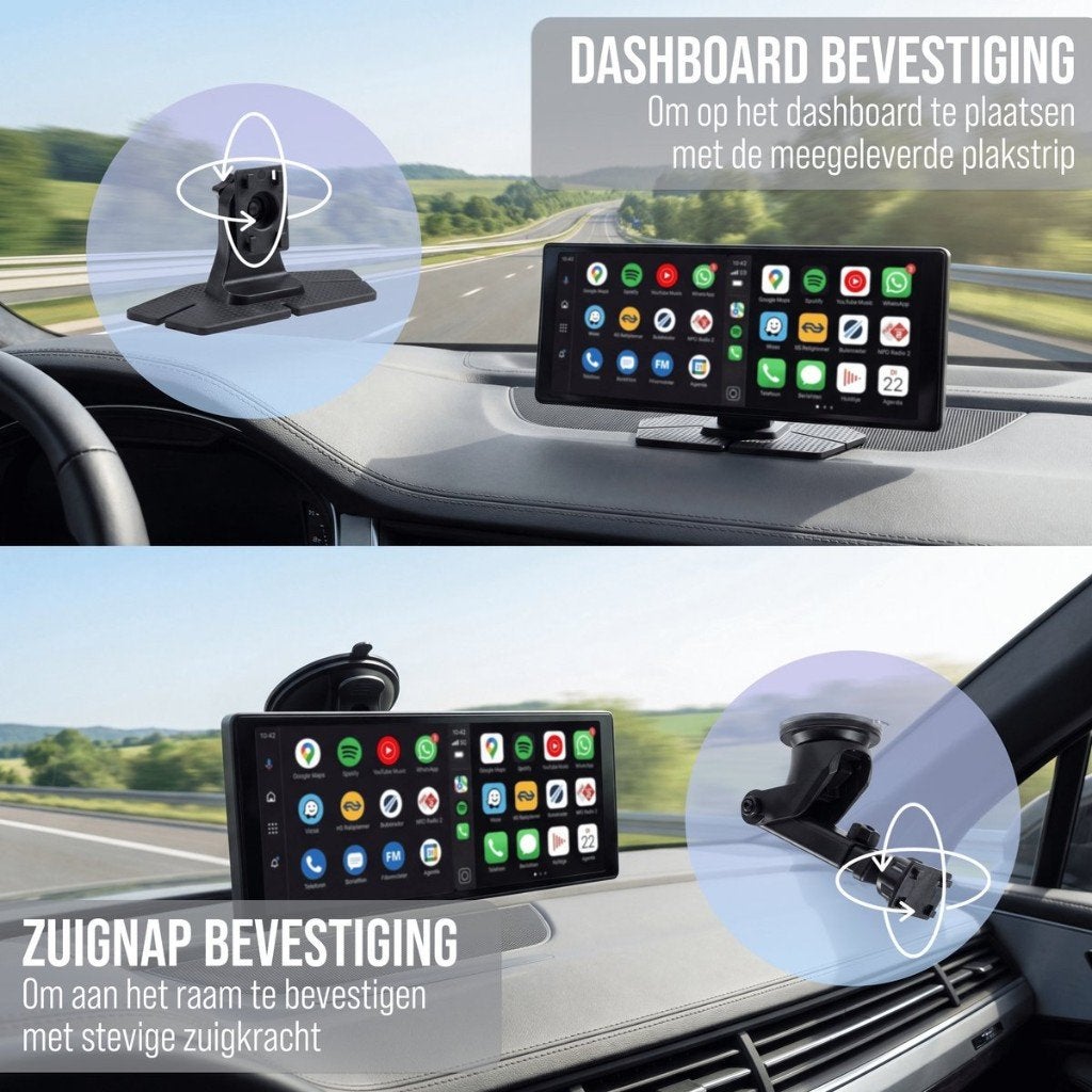 Senzo CarPlay Scherm 10.26 Inch - Met 4K Dashcam, Theodoor Colenbranderhof 9, 3059LC Rotterdam, Nederland, Info@currentcomponents.nl