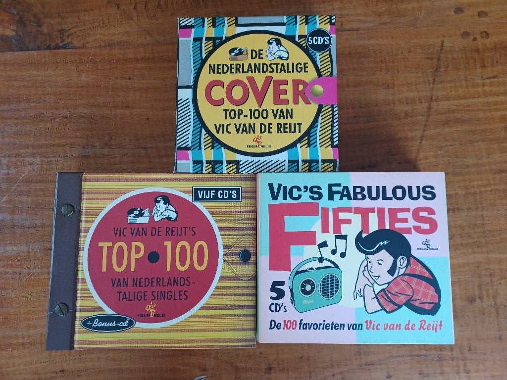Cd s vic van de reijt ricky koole, Boxset, Verzenden, Zo goed als nieuw, Inclusief boekje