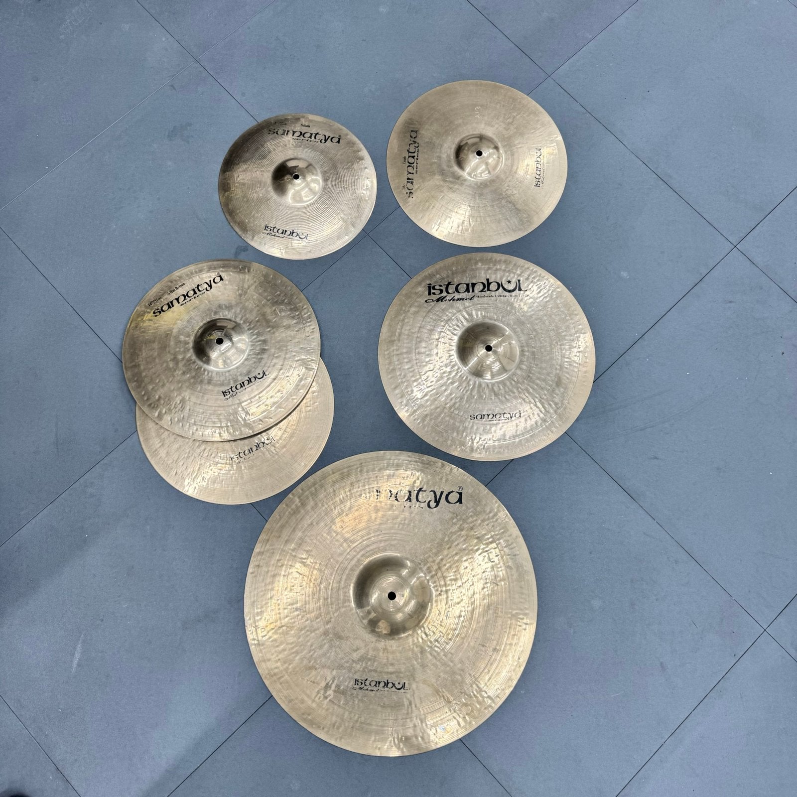 Istanbul Samatya Mehmet Bekkenset Compleet, Ophalen of Verzenden, Zo goed als nieuw, Drums of Percussie