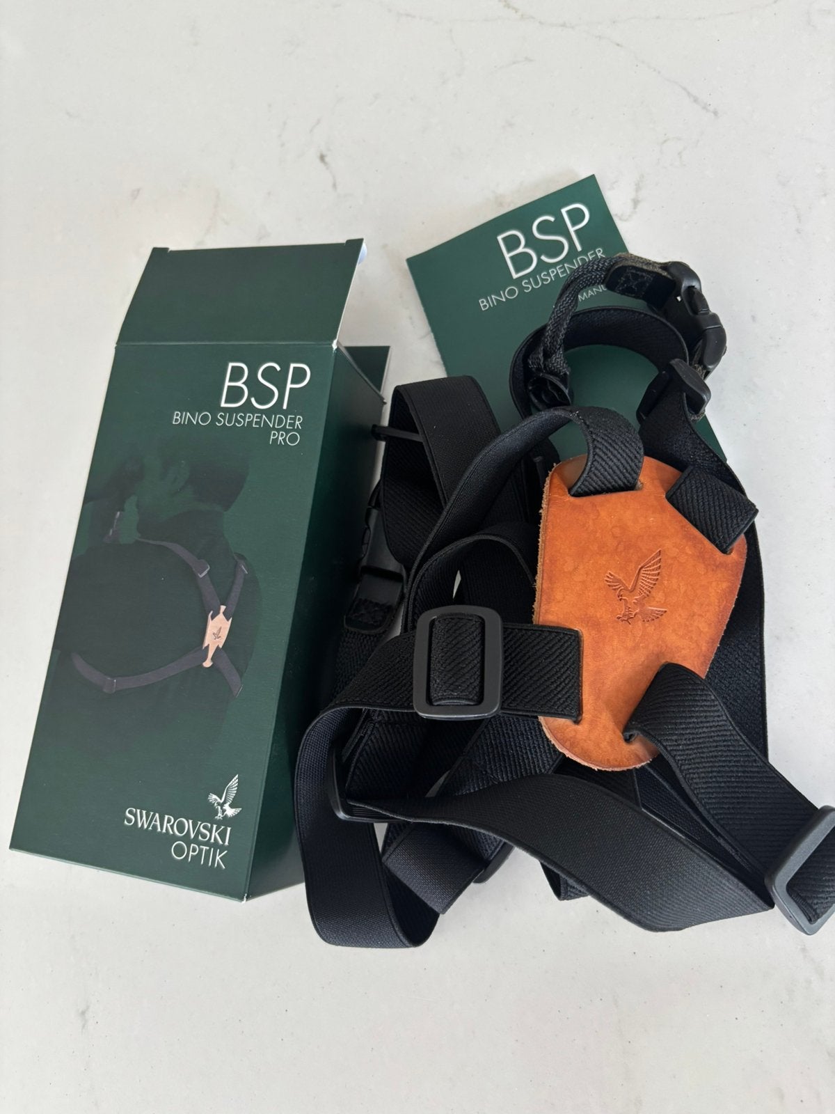 Swarovski BSP Bino Suspender Pro, Ophalen, Zo goed als nieuw, 8 tot 12x, Overige typen