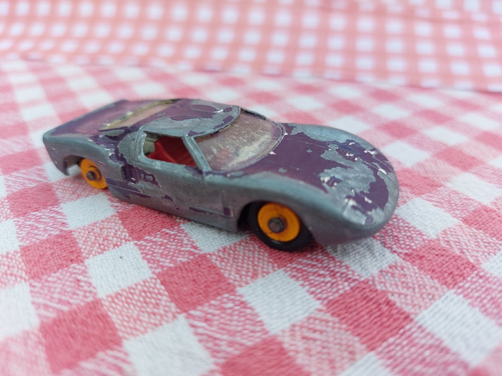 Matchbox Lesney Ford GT No. 41 - Opknapper, Ophalen of Verzenden, Gebruikt