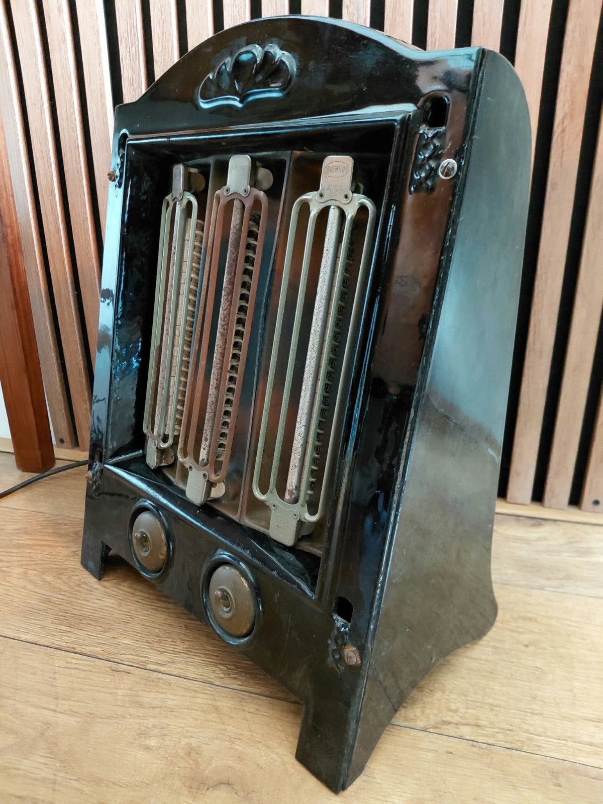 zware inventum spiraalkachel rond 1920 werkt perfect, Ophalen, Zo goed als nieuw, Elektrisch, Draaibaar