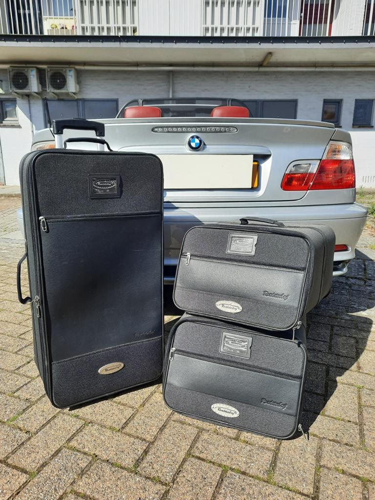 BMW Kofferset Roadsterbag size 58  e46 cabrio, Ophalen of Verzenden, Zo goed als nieuw, Zwart, 30 cm of meer