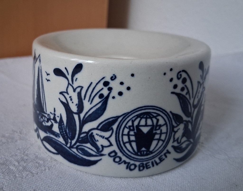 DOMO Beilen vintage kaarsenstander aardewerk *eureka*, Ophalen of Verzenden, Zo goed als nieuw, Gebruiksvoorwerp