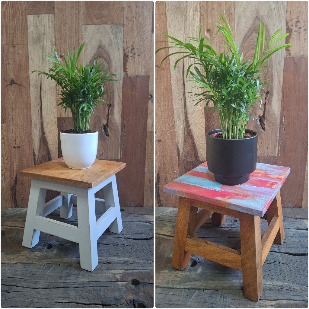 Houten krukjes / mini-tafeltjes, nieuw, Ophalen, Nieuw, Hout