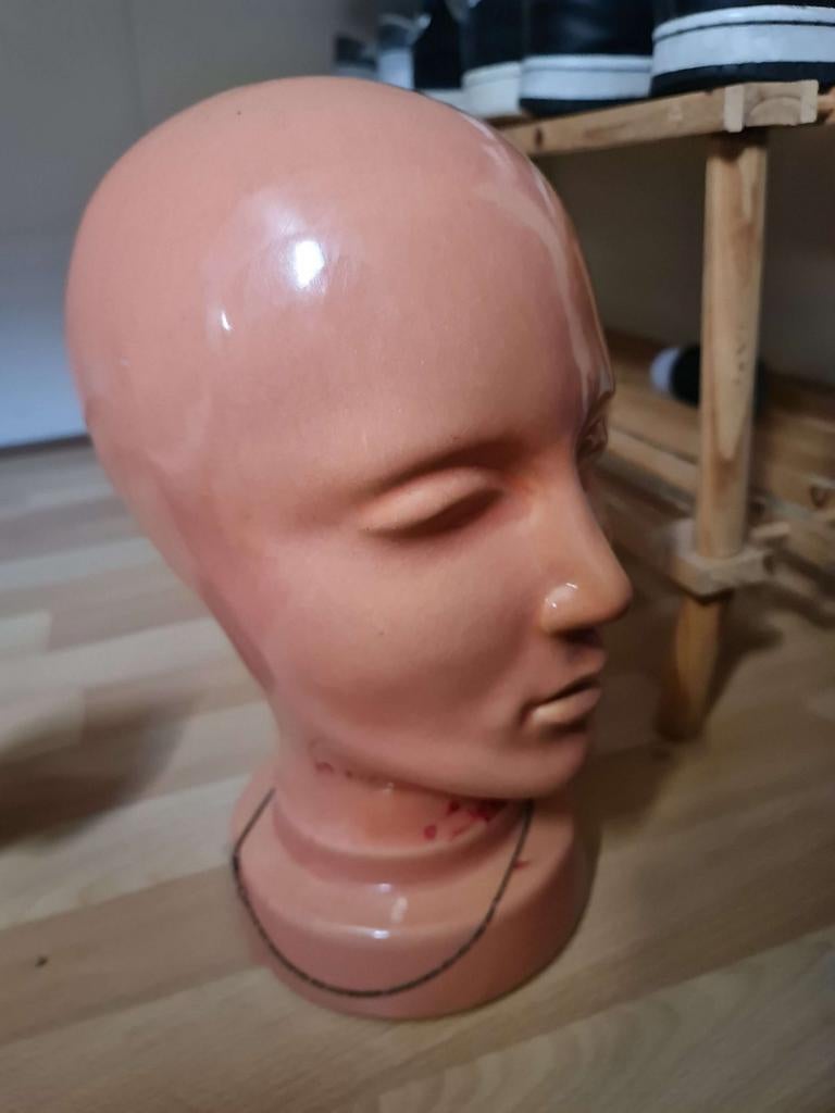 Vintage Mannequin Hoofd - Display Hoofd, Ophalen of Verzenden
