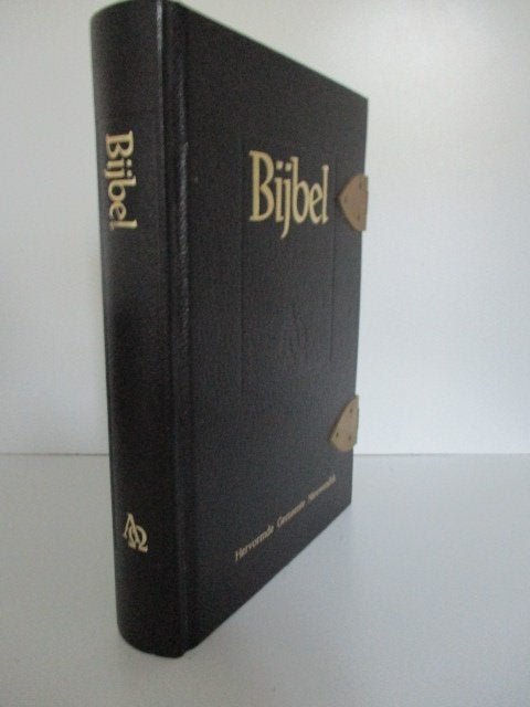 Bijbel: Het Oude en Nieuwe Testament (met 2 koperen sloten)., Christendom | Protestants, Ophalen of Verzenden, Zo goed als nieuw