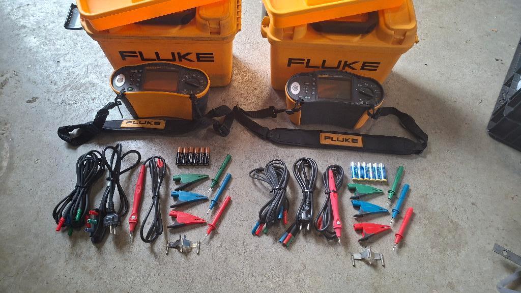 Fluke 1654B installatietester en 322 Clampmeter, ., Ophalen of Verzenden, Zo goed als nieuw, .