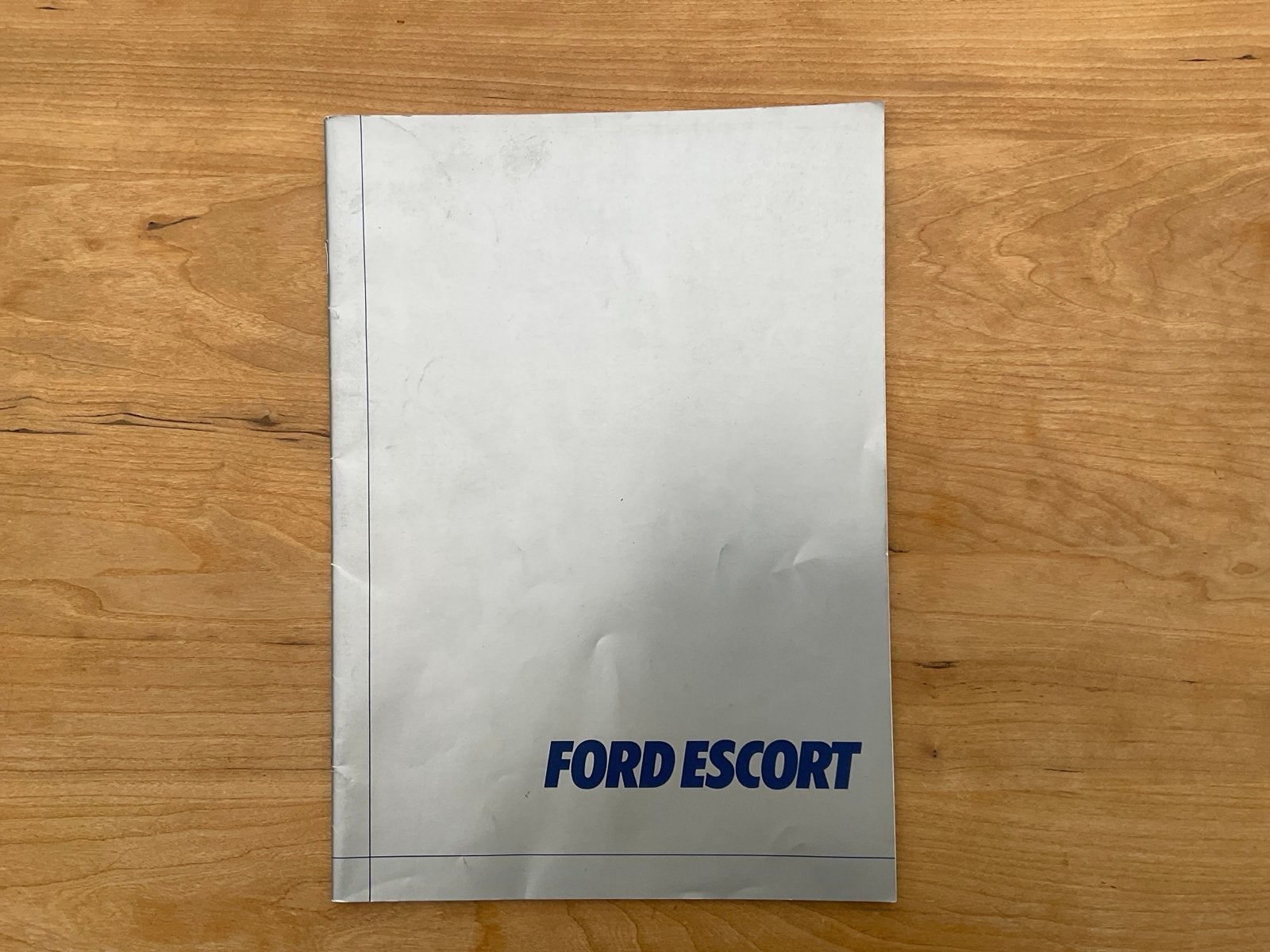 Ford Escort Brochure - Origineel uit de jaren '80, Ophalen of Verzenden, Gelezen, Ford