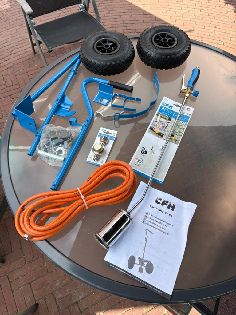 CFH Complete set GV900 onkruidbrander DR114 regelaar + GT89, Cfh, !, Ophalen of Verzenden, Zo goed als nieuw