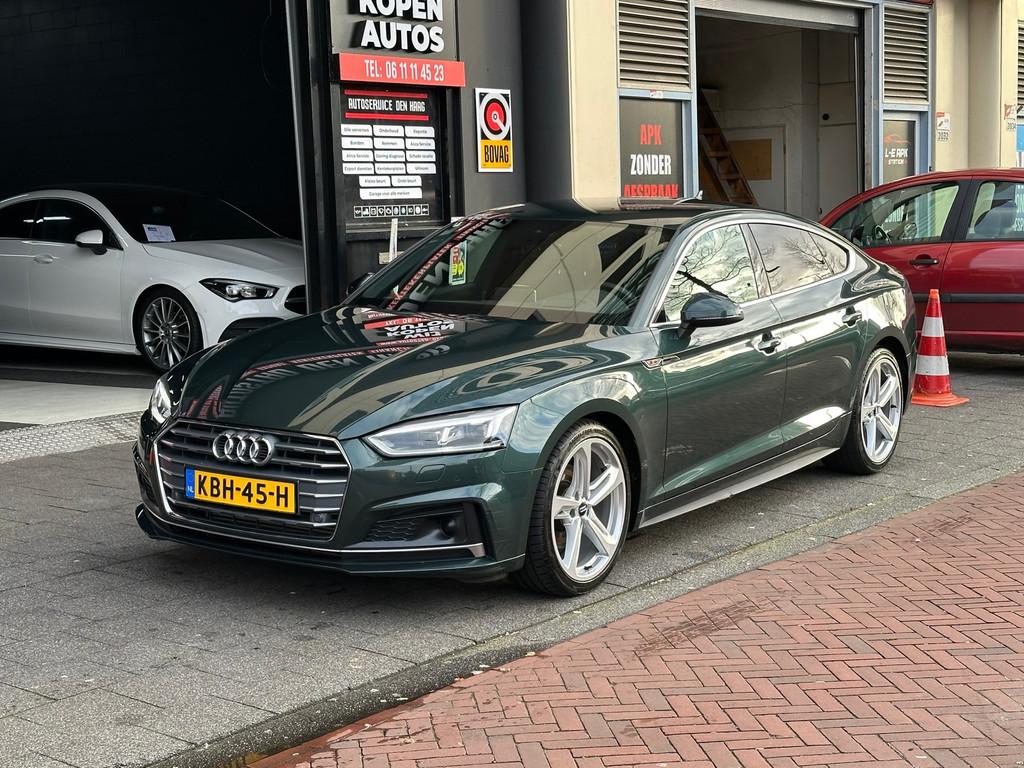 Audi A5 Sportback 2.0 TFSI g-tron Design Pro Line Plus Leer, Auto's, Audi, Gebruikt, Euro 6, 4 cilinders, Bedrijf