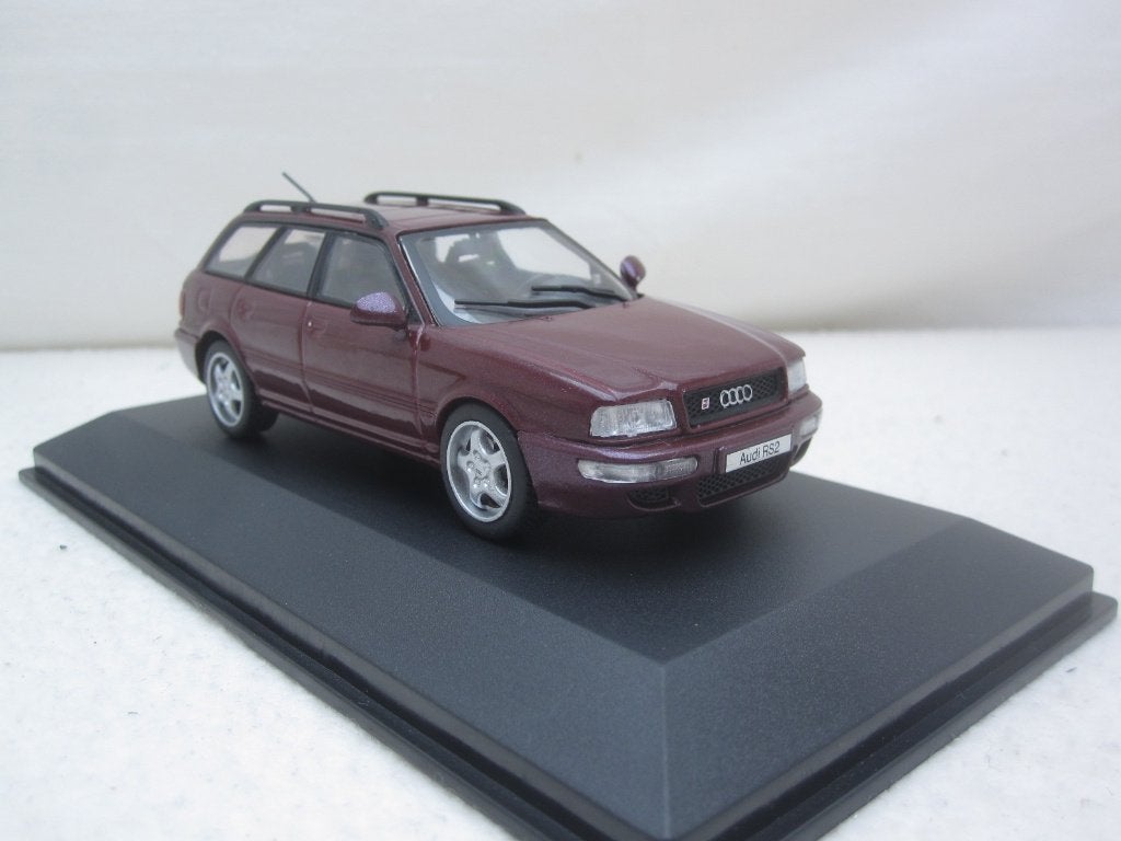Audi RS2 Avant 1995 Ruby Red 1:43 Solido, Ophalen of Verzenden, Nieuw, Auto, Solido