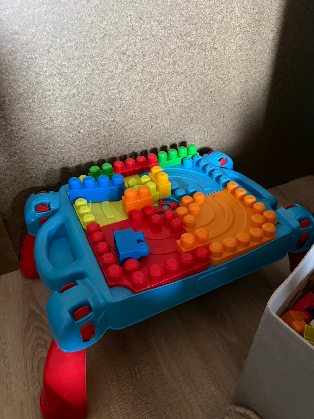 Mega bloks + tafel, Ophalen of Verzenden, Megabloks