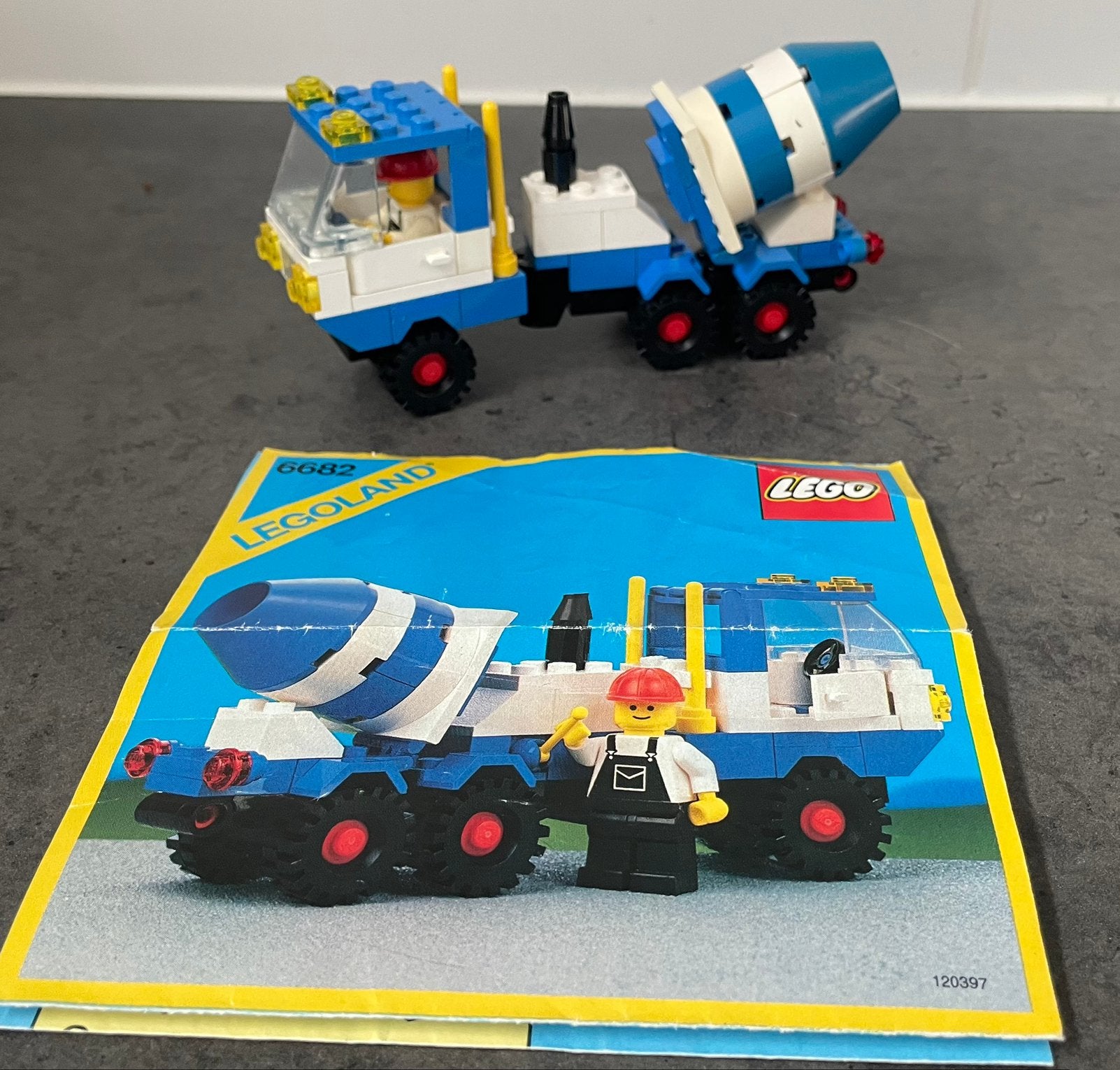 Lego 6682 cement mixer, Ophalen of Verzenden, Zo goed als nieuw