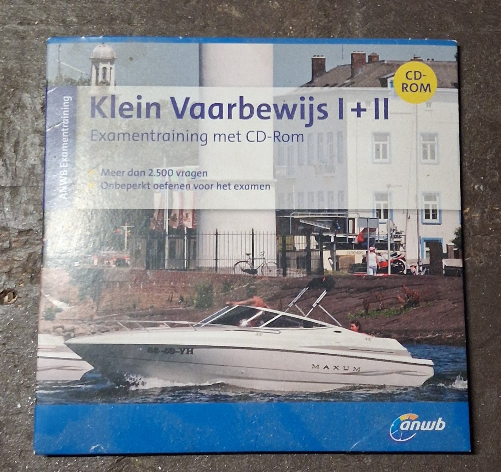 anwb vaarbewijs 1 & 2 cd rom, Boeken, ANWB, MBO, Alpha, Ophalen