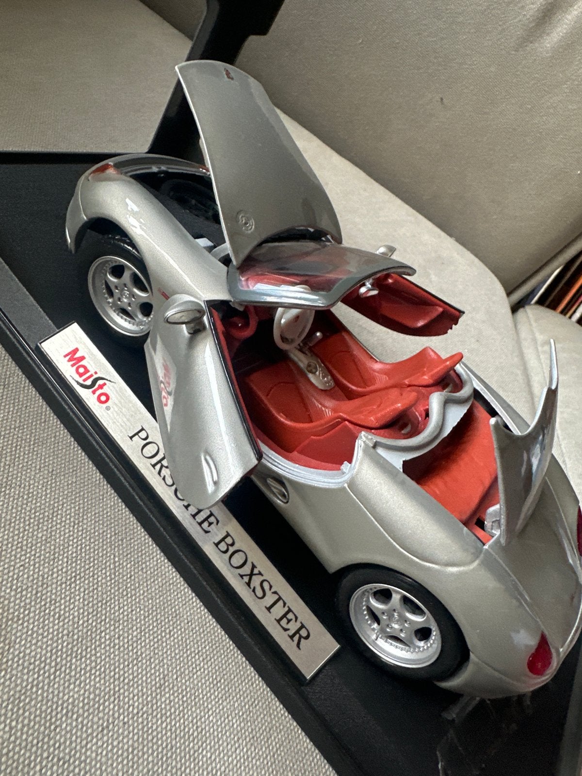 Maisto Porsche Boxster 1:18 Super Edition modelauto, Hobby en Vrije tijd, Ophalen of Verzenden, Zo goed als nieuw, Auto, Maisto