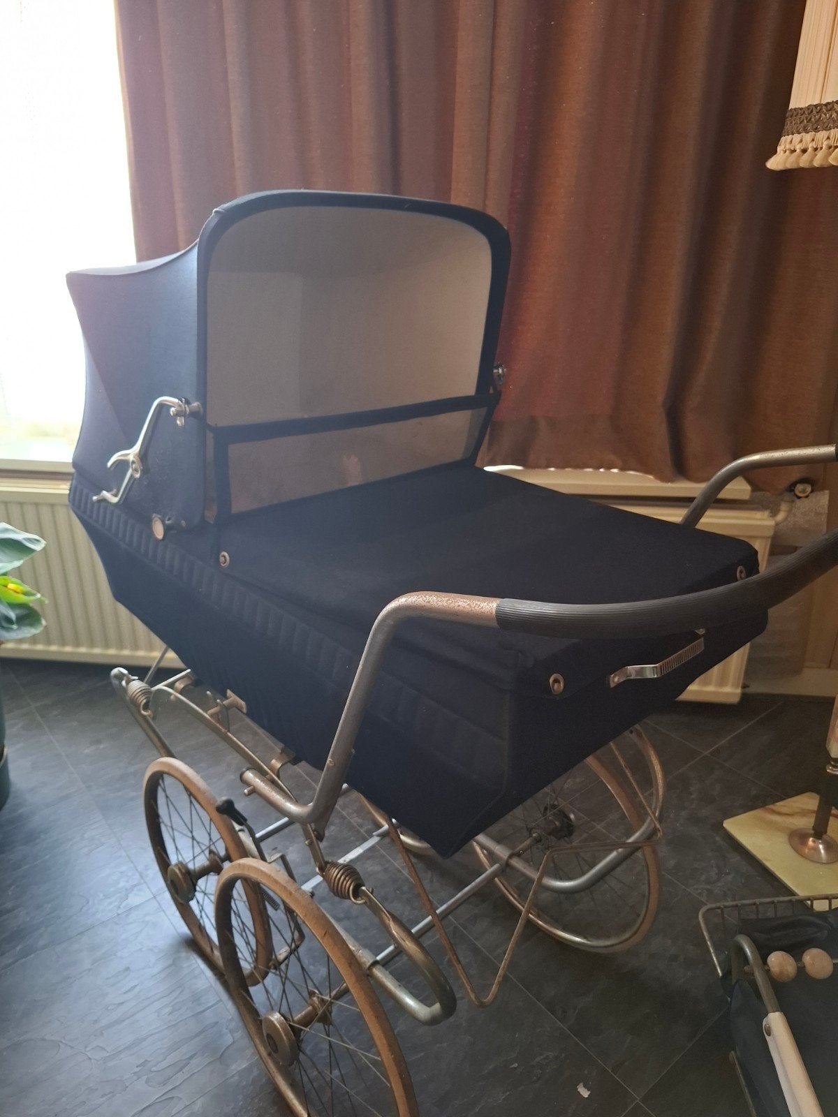 Vintage Koelstra kinderwagen - wandelwagen Blauw, Ophalen