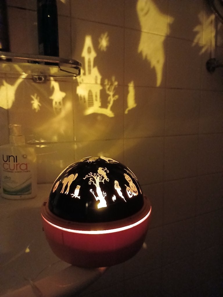 Halloweenlamp. Spooky :), Ophalen, Zo goed als nieuw, Versiering, Halloween of Griezel