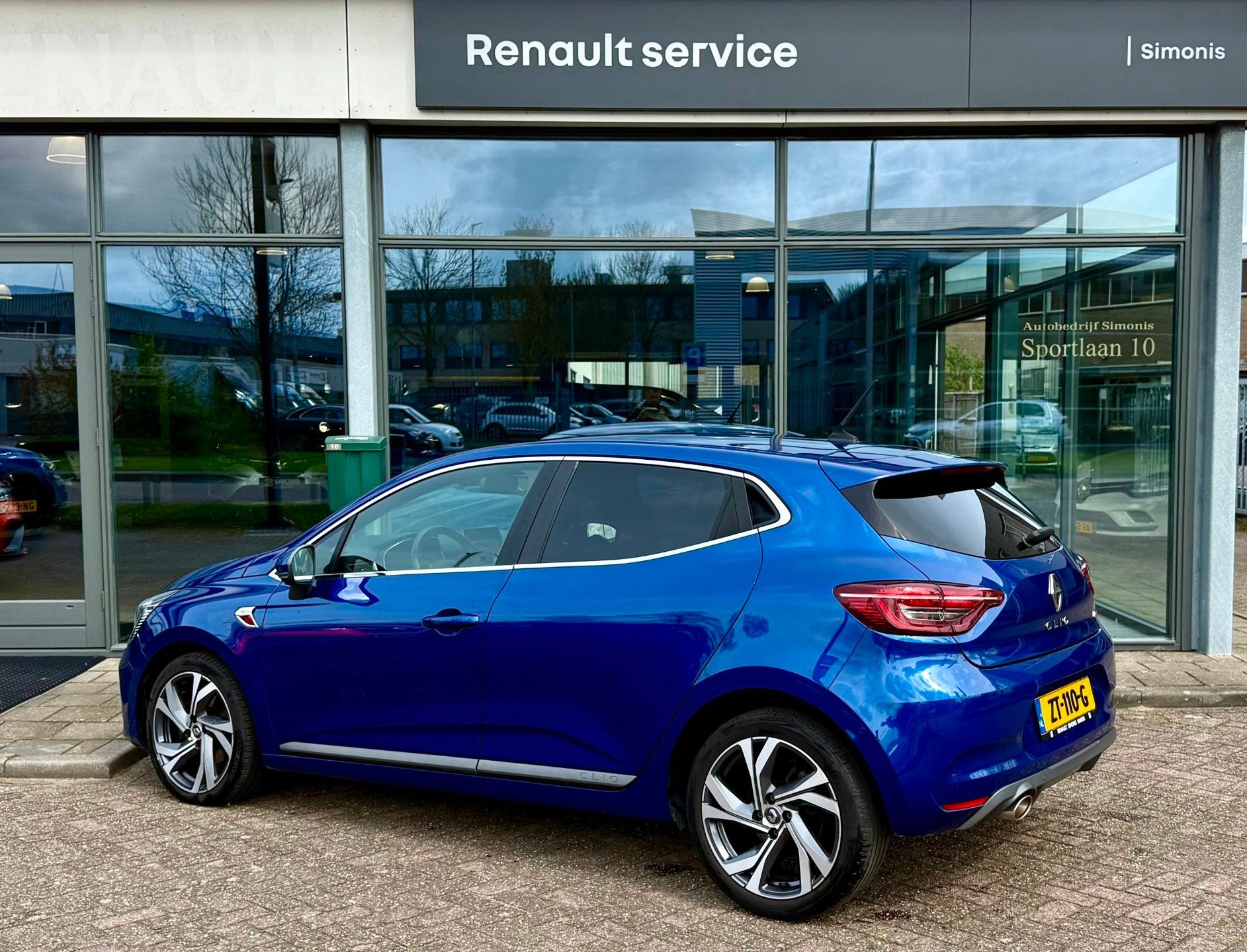 Renault Clio 1.3 TCe R.S. Line | Automaat | 360 camera | Ned, Gebruikt, 4 cilinders, 1133 kg, Blauw