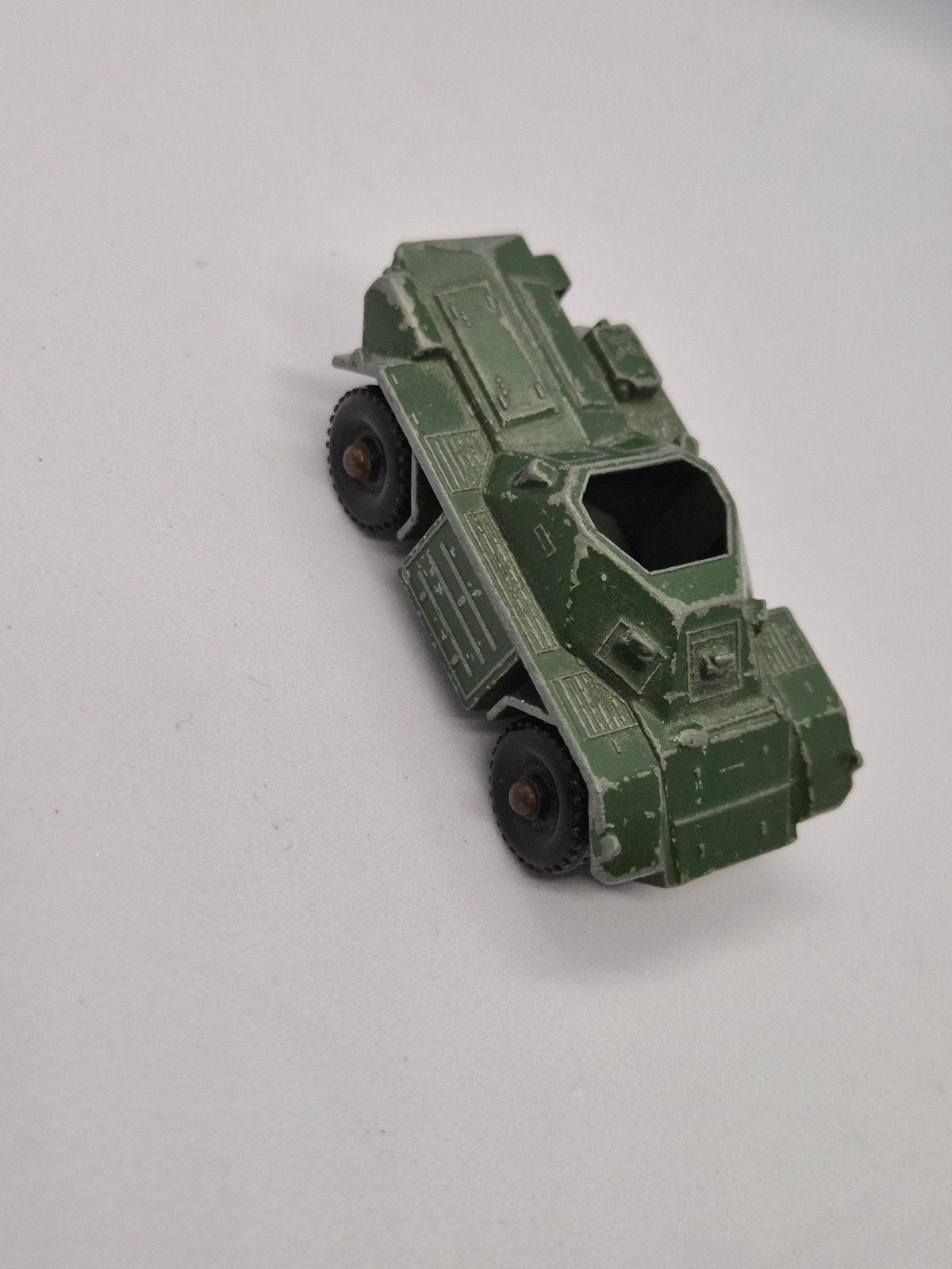 Vintage Matchbox Ferret Scout Car No. 61 Lesney, Ophalen of Verzenden, Gebruikt, Auto