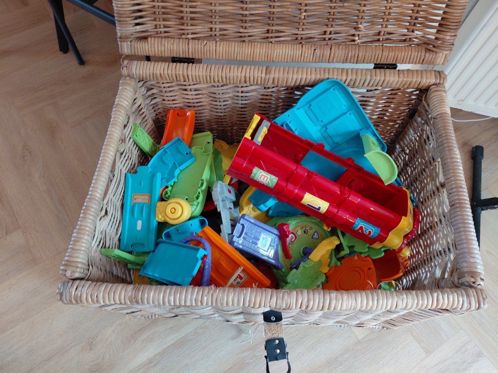 VTech Toet Toet Auto's Autobaan met rieten mand, Kinderen en Baby's, Speelgoed | Vtech, Ophalen, Gebruikt, 2 tot 4 jaar