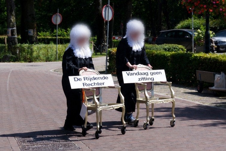 Carnaval loopgroep Rijdende rechters, Ophalen, Zo goed als nieuw, Carnaval