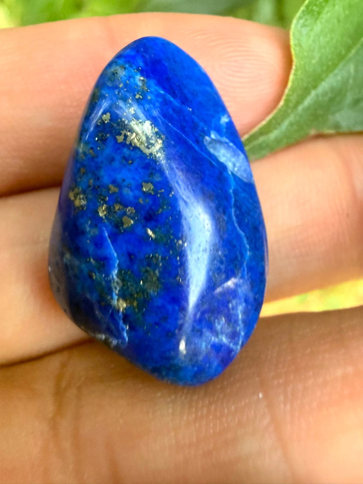 Lapis Lazuli Druppel Hanger N818 - 6 gram, 28x19x8mm, Steenstraat 10, 1234 AB Edelstad, Nieuw, Ophalen of Verzenden, Info@edelsteencreations.nl