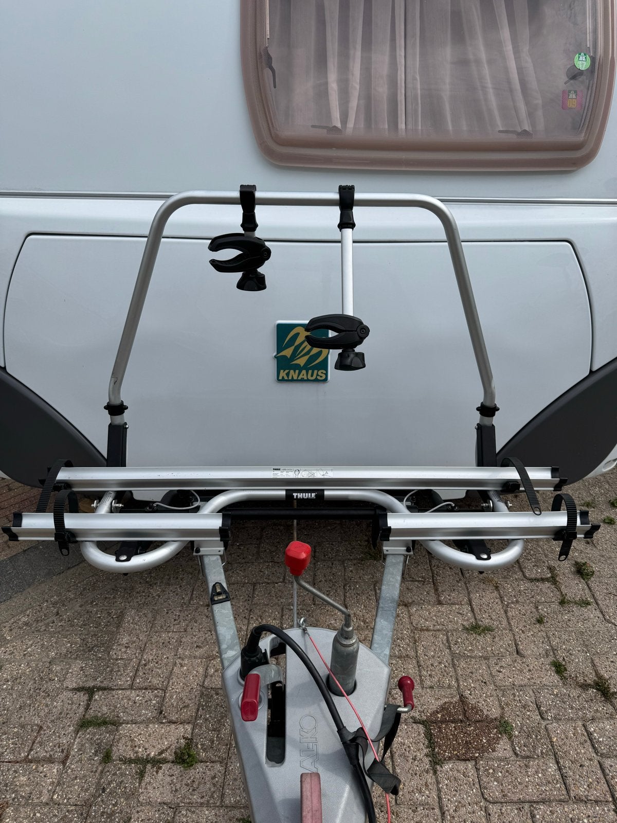 Thule Caravan Superb SV fietsendrager - Zo goed als nieuw, Zo goed als nieuw, 2 fietsen, Elektrische fiets, Achterklepdrager