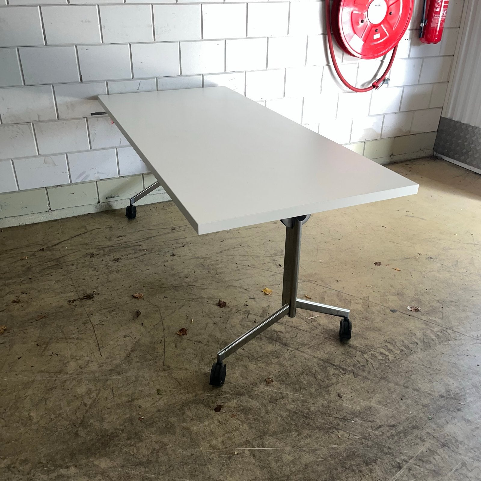 Verrijdbare klaptafel 180x80cm -Ideaal voor flexibele ruimte, Ophalen, Gebruikt, 50 tot 100 cm, Vier personen