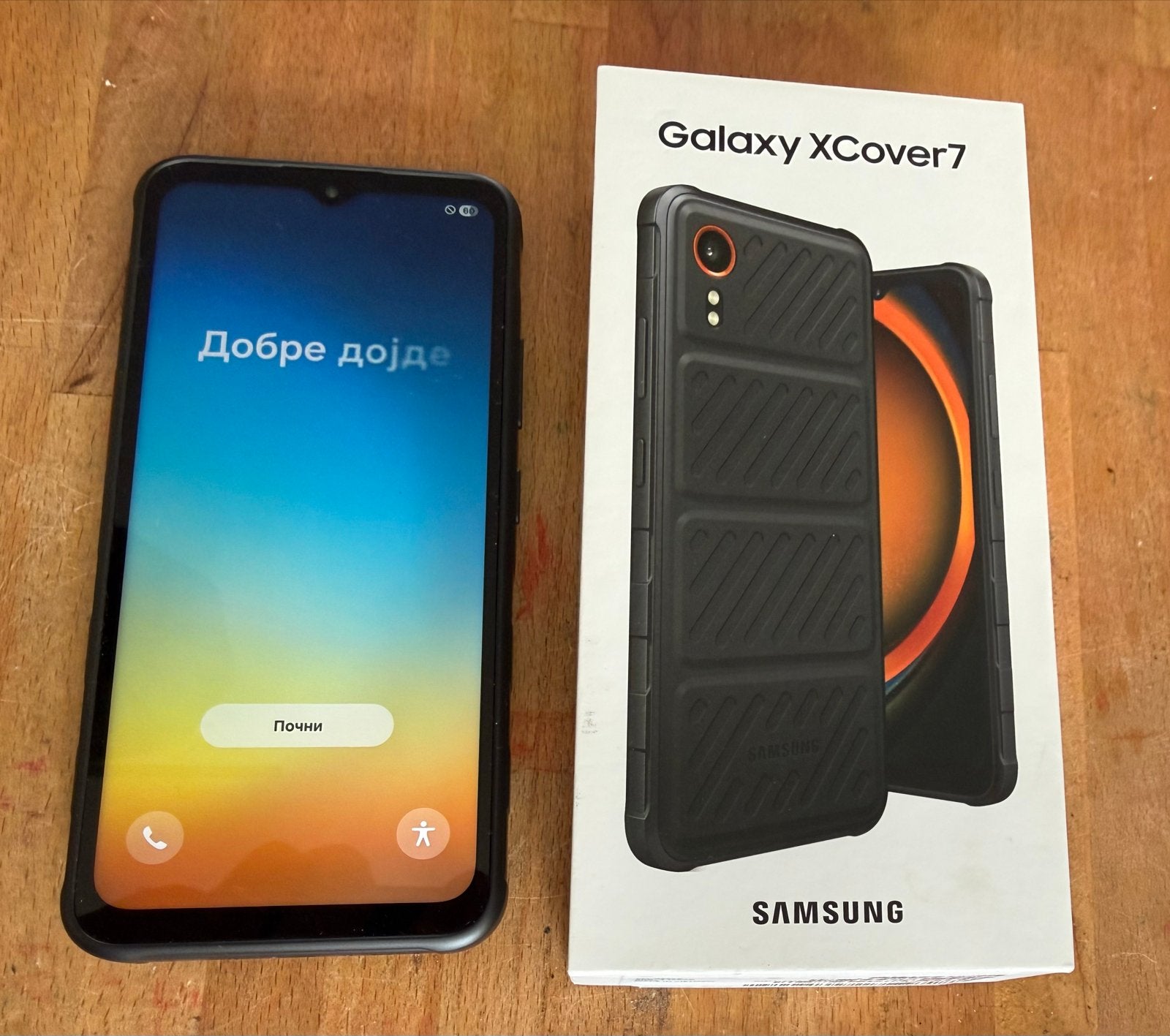 Nieuwe Samsung Galaxy XCover 7 128 GB Robuuste Telefoon, Overige modellen, Zwart, Touchscreen, Nieuw