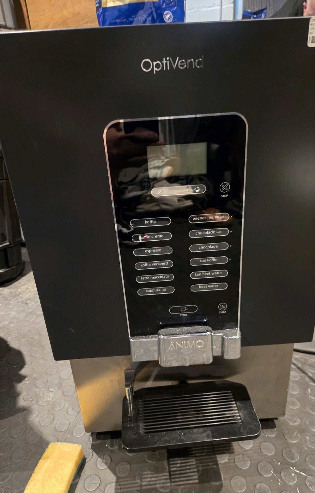 Animo OptiVend Koffiemachine - Diverse Dranken, Ophalen, Gebruikt, Overige typen, 10 kopjes of meer