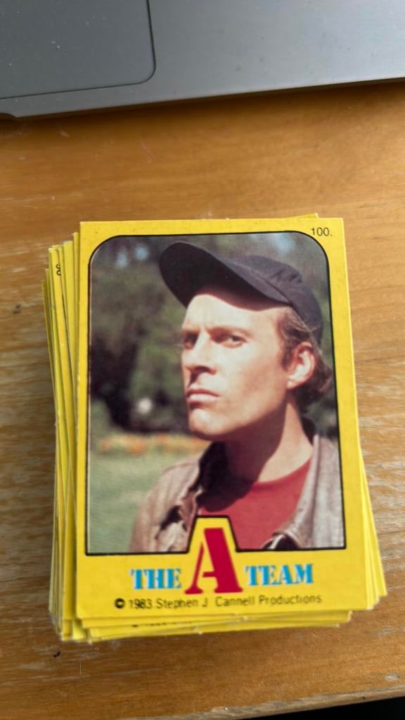 The A Team vintage kaarten set 1 tot 100 GRATIS BA, Verzamelen, Ophalen of Verzenden, Zo goed als nieuw, Popje