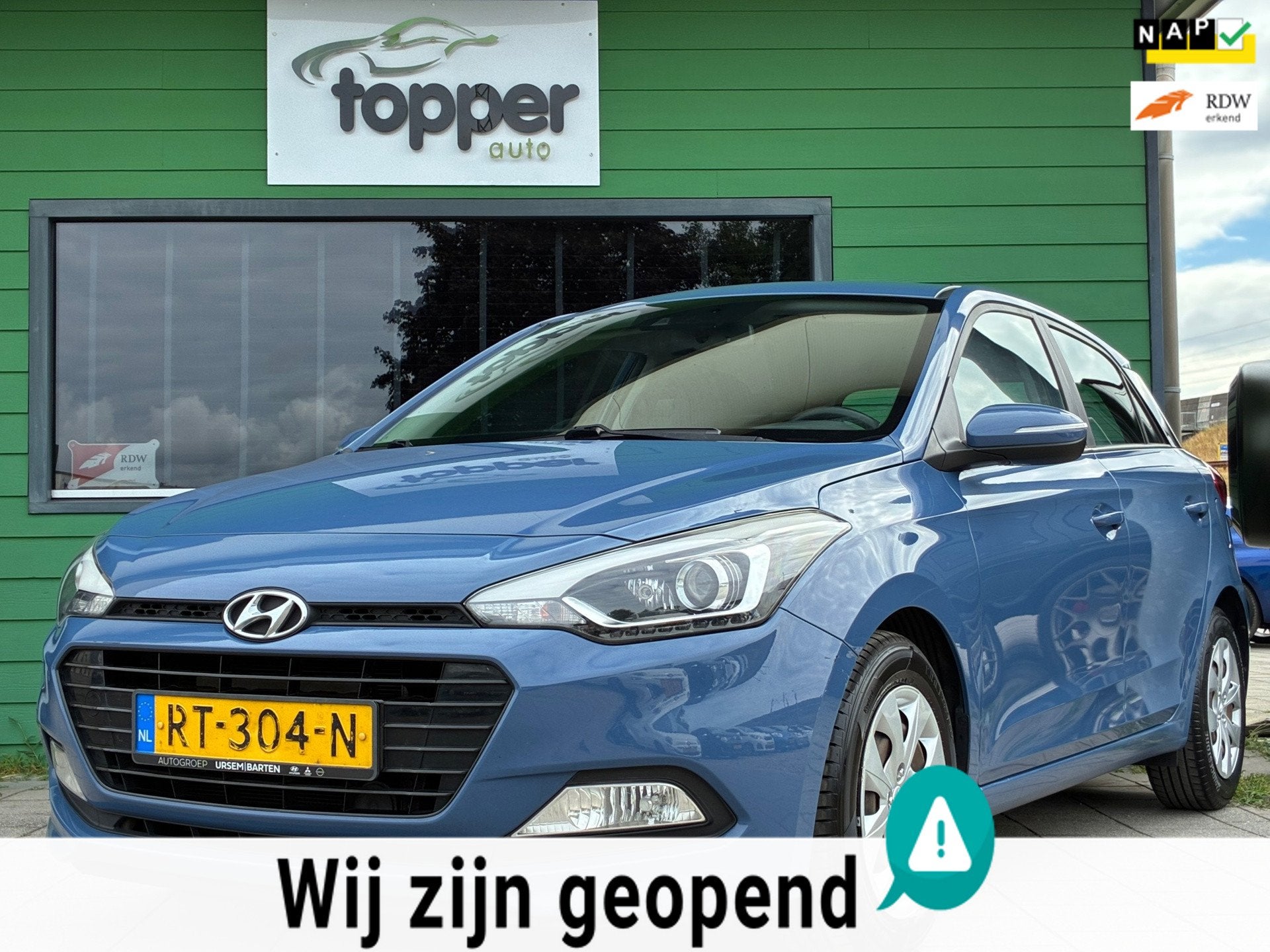 Hyundai I20 1.0 T-GDI Comfort|1e Eigenaar|Camera|Navigatie|C, Auto's, Hyundai, Voorwielaandrijving, 450 kg, Euro 6, Blauw