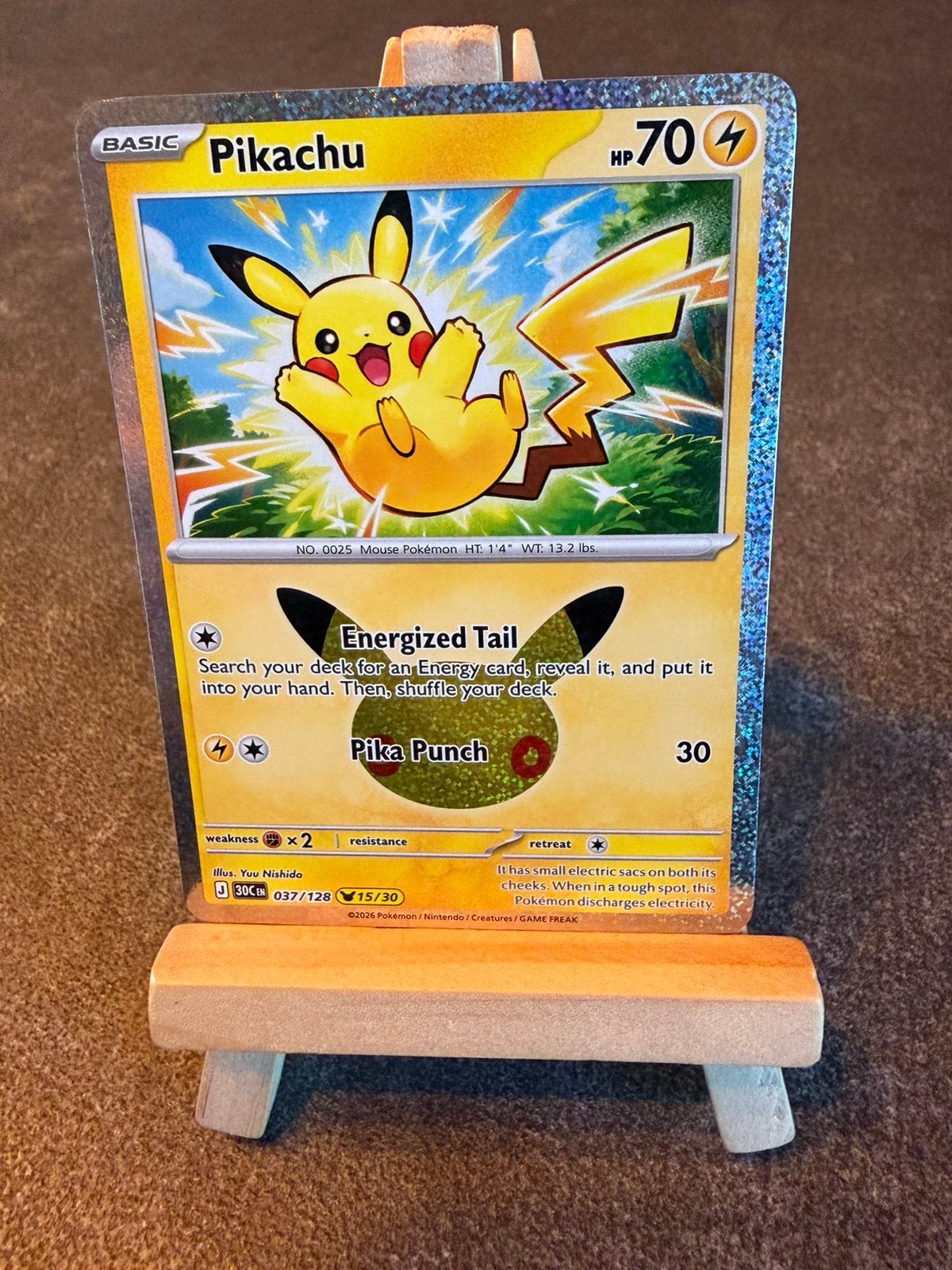 Pikachu 37 (15/30) Pokémon Celebration 30th, Ophalen of Verzenden, Zo goed als nieuw