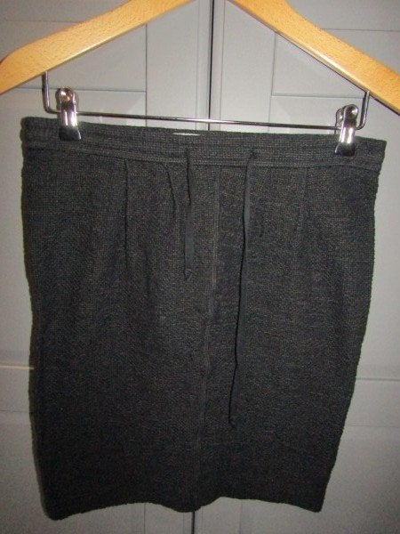 G551 Humanoid mt S rok zwart tweed stretch, Kleding | Dames, Rokken, Humanoid, Verzenden, Zwart, Zo goed als nieuw