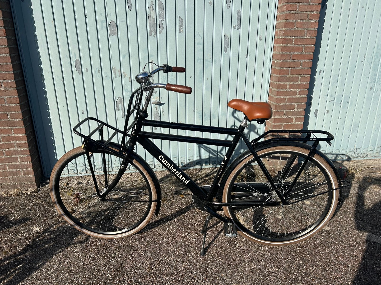 Cumberland heren fiets, Fietsen en Brommers, Fietsen | Heren | Herenfietsen, Terugtraprem, Gebruikt, Versnellingen, 57 tot 61 cm