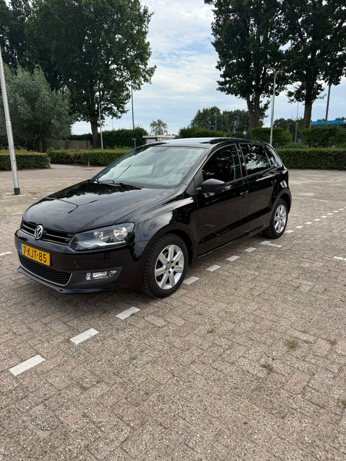 Volkswagen Polo 1.2 TSI 66KW 2013 Zwart, Voorwielaandrijving, 40 €/maand, 4 cilinders, Zwart