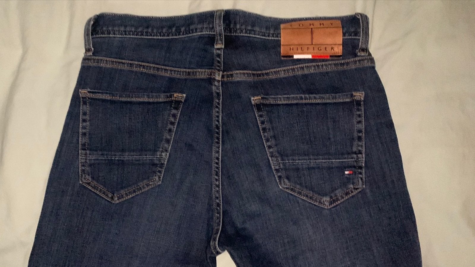 Tommy Hilfiger Bleecker Stretch Slim Fit Jeans W30/L34, Ophalen of Verzenden, Zo goed als nieuw, Blauw, W30 - W32 (confectie 38/40)