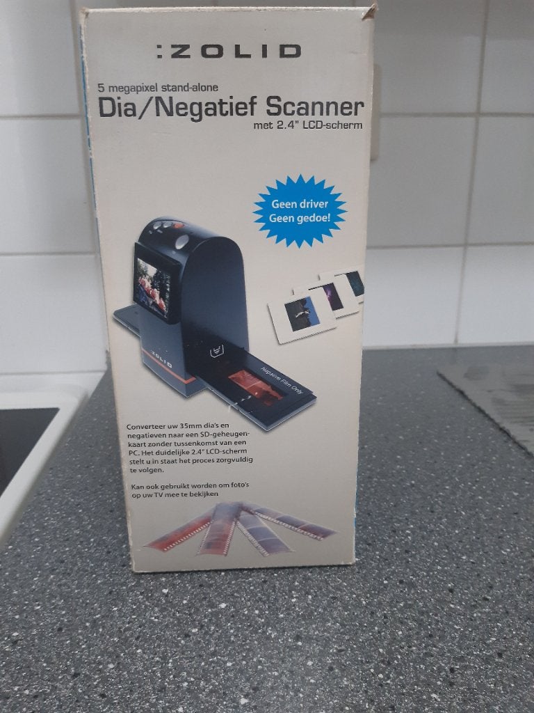 Dia en Negatieven scanner. Zolud 5 megapixel, Ophalen, Zo goed als nieuw, Diascanner, Zolid